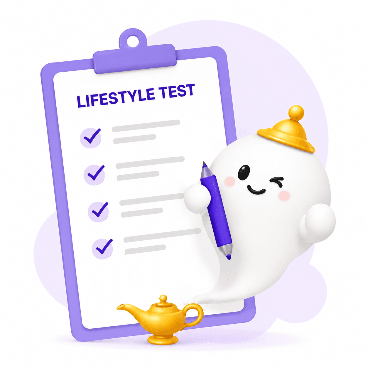 모임 찾기 클립보드 일러스트